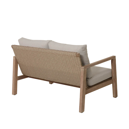 Artikelbild 8 für Garden Pleasure Loungegruppe SAN MATEO beige, braun Holz, 4-teilig, Artikelnummer 543961