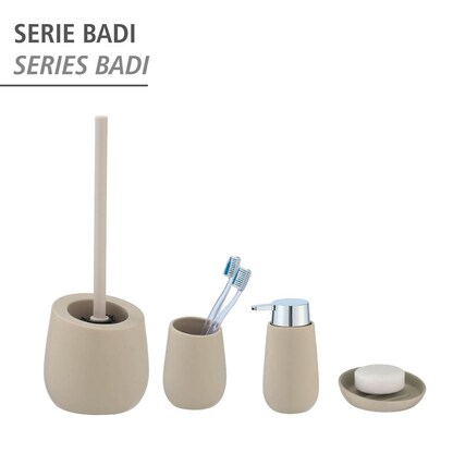 Artikelbild 5 für WENKO WC-Garnitur Badi beige Stein, Artikelnummer 531113