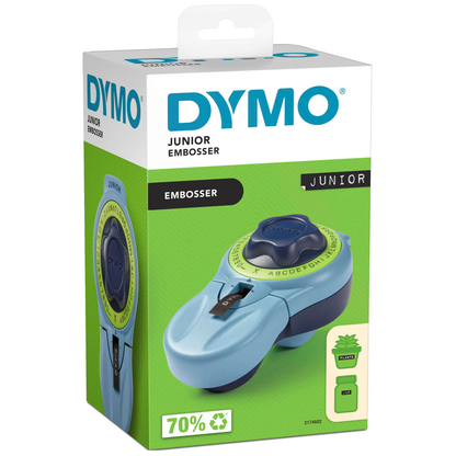 Artikelbild 2 für DYMO Junior Prägegerät hellblau, Artikelnummer 394056