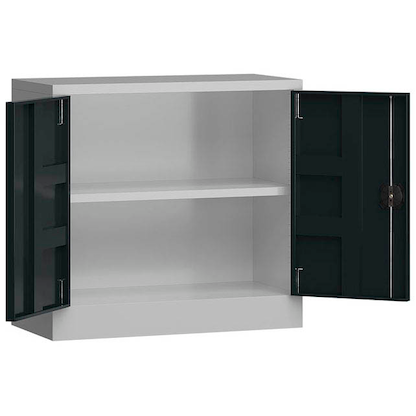 Artikelbild für ClassiX Metallschrank X-530308 anthrazit, lichtgrau 80,0 x 38,0 x 75,0 cm, aufgebaut, Artikelnummer 184228