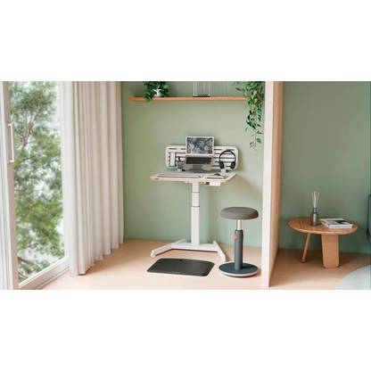 Artikelbild 22 für AKTION: LEITZ Ergo elektrisch höhenverstellbarer Schreibtisch weiß rechteckig, A-Fuß-Gestell weiß 80,0 x 60,0 cm mit 25 Euro CashBack, Artikelnummer 408338