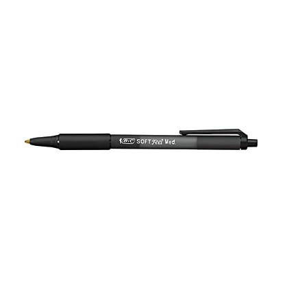 Artikelbild für BIC Kugelschreiber SOFT Feel schwarz, Schreibfarbe: schwarz, 12 St., Artikelnummer 831552