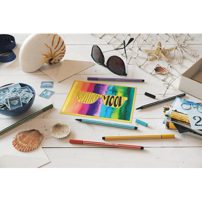 Artikelbild 2 für STABILO pen 68 Filzstifte farbsortiert, 8 St., Artikelnummer 446512