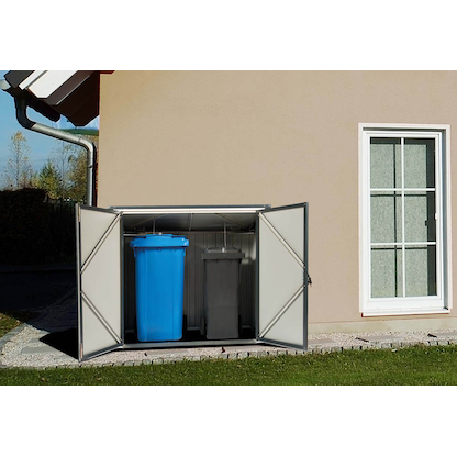 Artikelbild 3 für tepro Mülltonnenbox, anthrazit/weiß, Artikelnummer 329637