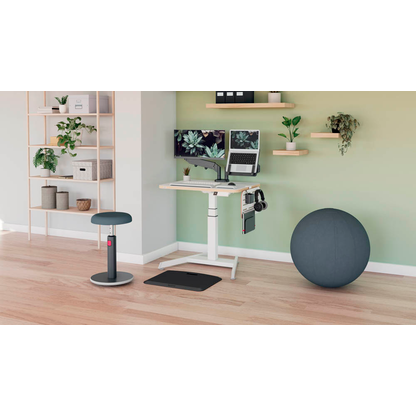 Artikelbild 23 für AKTION: LEITZ Ergo elektrisch höhenverstellbarer Schreibtisch weiß rechteckig, A-Fuß-Gestell weiß 80,0 x 60,0 cm mit 25 Euro CashBack, Artikelnummer 408338