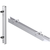 Artikelbild 1 für geramöbel Flex Kabelwannen-Set 160,0 cm silber, Artikelnummer 883088