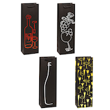 Artikelbild 1 für 12 TSI Geschenktüten für Flaschen PREMIUM Wein Motiv sortiert 12,0 x 38,0 cm, Artikelnummer 966042