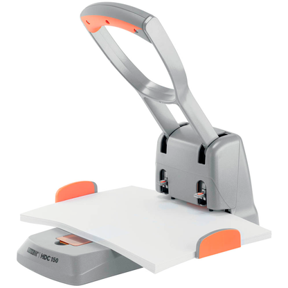 Artikelbild 3 für Rapid Registraturlocher HDC150 silber-orange, Artikelnummer 647370