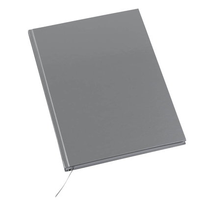 Artikelbild 3 für 3 Notizbücher DIN A4 kariert, silber Hardcover 192 Seiten, Artikelnummer 837625