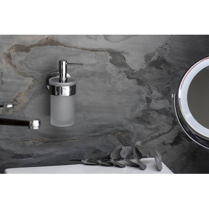 Artikelbild 3 für WENKO Seifenspender Maribor 25021100 silber Edelstahl, Glas 150,0 ml, Artikelnummer 808537