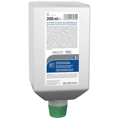 Artikelbild für GREVEN® MULTI TEC Hautschutzcreme 2,0 l, Artikelnummer 411649