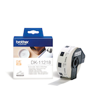 Artikelbild 1 für brother Etikettenrolle für Etikettendrucker DK11218 weiß, Ø 24,0 mm, 1 x 1.000 Etiketten, Artikelnummer 557017
