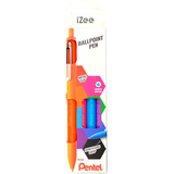 Artikelbild 1 für Pentel Kugelschreiber iZee BX470 farbsortiert, Schreibfarbe: farbsortiert, 4 St., Artikelnummer 860912
