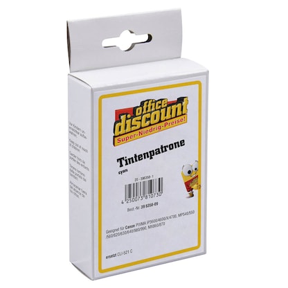 Artikelbild 2 für office discount cyan Druckerpatrone kompatibel zu Canon CLI-521 C, Artikelnummer 396358