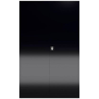 Artikelbild 3 für ClassiX Metallschrank X-530389 tiefschwarz 120,0 x 60,0 x 194,5 cm, aufgebaut, Artikelnummer 184269