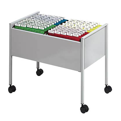 Artikelbild 4 für AKTION: DURABLE Hängemappenwagen Quer-Registratur grau für bis zu 100 Hängemappen, Artikelnummer 733849