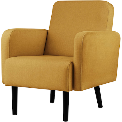 Artikelbild 2 für meet powered by PAPERFLOW Sessel LISBOA safran schwarz Stoff, 1 St., Artikelnummer 850911