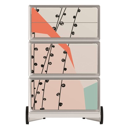 Artikelbild 3 für PAPERFLOW easyBox Colour Rollcontainer weiß, bunt 4 Auszüge 39,0 x 43,6 x 64,2 cm, Artikelnummer 215029