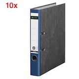 Artikelbild 1 für AKTION: 10 LEITZ 1050 Ordner blau marmoriert Karton 5,2 cm DIN A4, Artikelnummer 653887