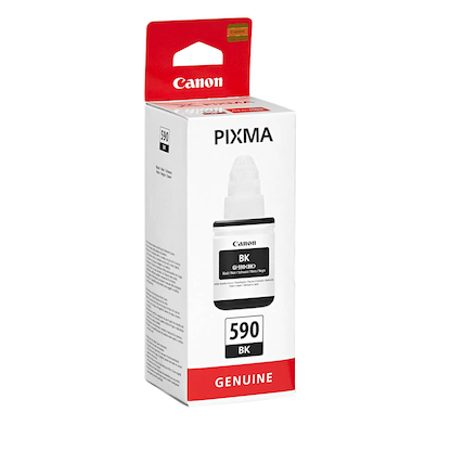 Artikelbild 3 für Canon GI-590 BK/C/M/Y schwarz, cyan, magenta, gelb Tintenflaschen, 4er-Set, Artikelnummer 336877