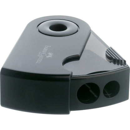 Artikelbild 3 für FABER-CASTELL Dosenspitzer doppelt Sleeve schwarz, Artikelnummer 819401