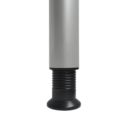 Artikelbild 5 für HAMMERBACHER HS08 höhenverstellbarer Schreibtisch weiß quadratisch, 4-Fuß-Gestell silber 80,0 x 80,0 cm, Artikelnummer 589743