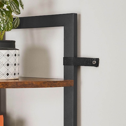 Artikelbild 8 für VASAGLE Eckregal braun, schwarz 30,0 x 30,0 x 150,0 cm, Artikelnummer 290118