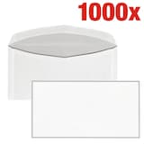 Artikelbild 1 für BONG Kuvertierhüllen KuvertierStar DIN lang+ ohne Fenster weiß nassklebend 1.000 St., Artikelnummer 124974