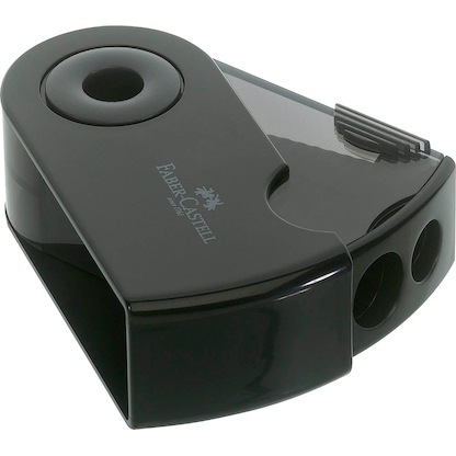 Artikelbild 2 für FABER-CASTELL Dosenspitzer doppelt Sleeve schwarz, Artikelnummer 819401