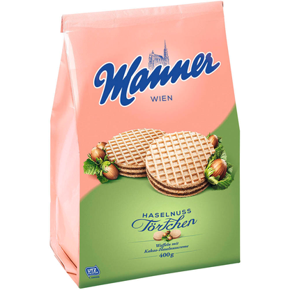 Artikelbild für Manner Törtchen Haselnuss Kekse 400,0 g, Artikelnummer 554453