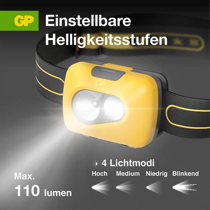 Artikelbild 6 für GP Discovery CH42 LED Stirnlampe gelb 5,9 cm, Artikelnummer 760064