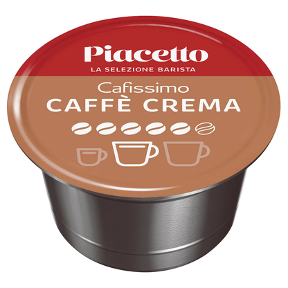 Artikelbild 3 für Piacetto supremo per Cafissimo Caffè Crema Kaffeekapseln, Arabicabohnen kräftig, 96 Portionen, Artikelnummer 242709