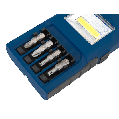 Artikelbild 8 für ANSMANN WL180B Bithalter LED Werkstattlampe blau 12,5 cm, Artikelnummer 532919