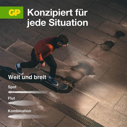 Artikelbild 17 für GP Discovery CH43 LED Stirnlampe grün 6,1 cm, Artikelnummer 760084