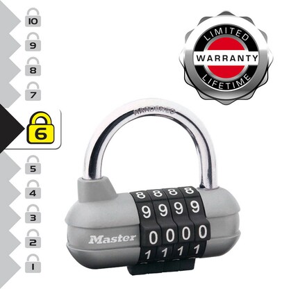 Artikelbild 2 für Master Lock® Vorhängeschloss 1520EURD silber, Artikelnummer 727414
