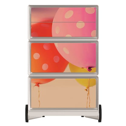 Artikelbild 3 für PAPERFLOW easyBox Colour Rollcontainer weiß, bunt 4 Auszüge 39,0 x 43,6 x 64,2 cm, Artikelnummer 215477