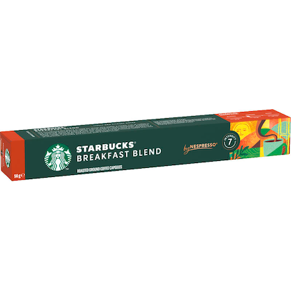 Artikelbild 2 für NESPRESSO STARBUCKS® Breakfast Blend Kaffeekapseln, mild, 10 Portionen, Artikelnummer 613234