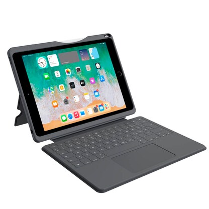 Artikelbild 4 für DEQSTER Smart Rugged Touch PLUS Keyboard Tablet-Tastatur schwarz geeignet für Apple iPad 7. Gen (2019), Apple iPad 8. Gen (2020), Apple iPad 9. Gen (2021), Artikelnummer 633517