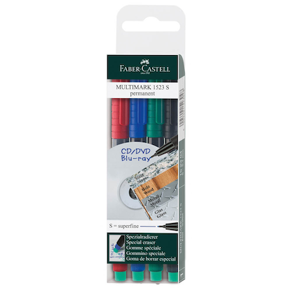 Artikelbild 2 für FABER-CASTELL MULTIMARK 1523 Folienstifte-Set farbsortiert permanent 4 St., Artikelnummer 687152