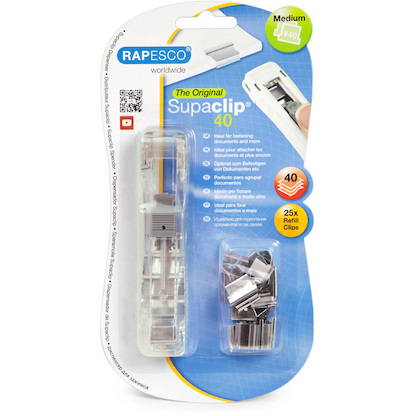 Artikelbild 2 für RAPESCO® Supaclip-Spender silber 1,6 cm, Artikelnummer 965626