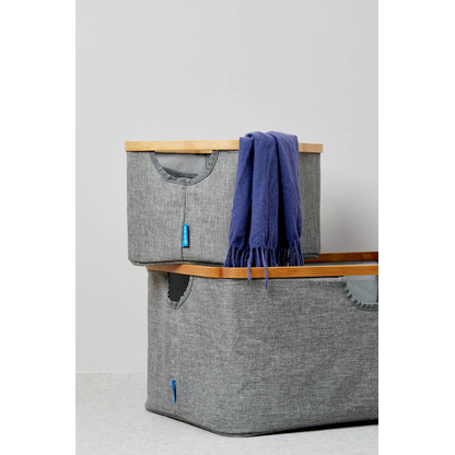 Artikelbild 7 für WENKO Wäschekorb Bahari braun, grau, Artikelnummer 531027