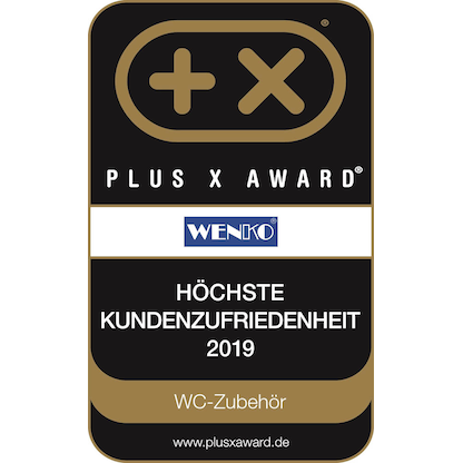 Artikelbild 7 für WENKO WC-Garnitur Badi chrom, matt Stein, Artikelnummer 530802