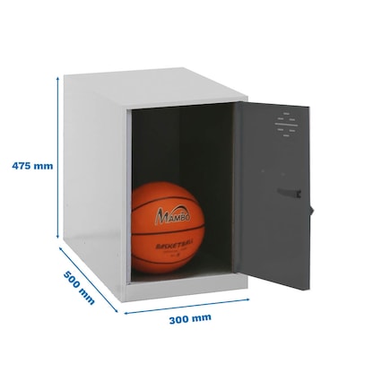 Artikelbild 2 für Simonrack Spind SIMONLOCKER DISM anthrazit, grau 8425437108532, 1 Schließfach 30,0 x 50,0 x 47,5 cm, Artikelnummer 354286