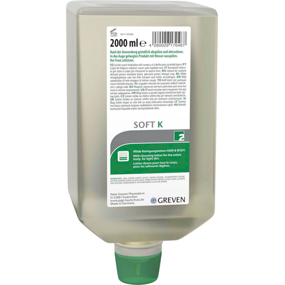 Artikelbild für GREVEN® SOFT K Waschgel 2,0 l, Artikelnummer 411577