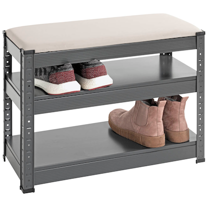 Artikelbild 23 für HAKU Möbel Schuhbank 55817 anthrazit, grau Metall 60,0 cm, Artikelnummer 591398