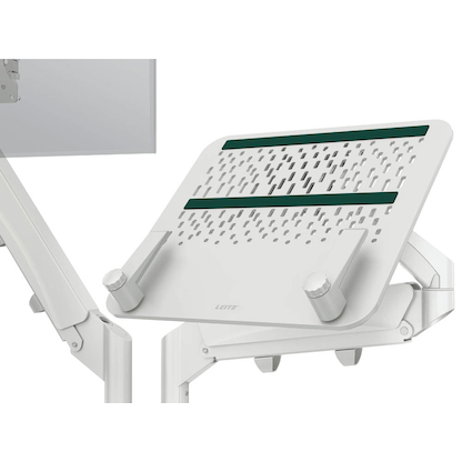 Artikelbild 6 für LEITZ Laptop-Monitor-Halterung Ergo 65380085 lichtgrau für 1 Monitor und 1 Laptop, Tischklemme, Artikelnummer 103737