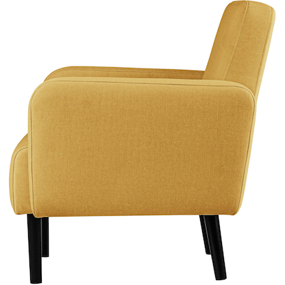 Artikelbild 3 für meet powered by PAPERFLOW Sessel LISBOA safran schwarz Stoff, 1 St., Artikelnummer 850911