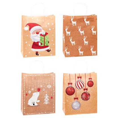 Artikelbild 12 für 12 TSI Geschenktüten Weihnachten Papier Serie 3 Motiv sortiert 26,0 x 32,0 cm, Artikelnummer 277372