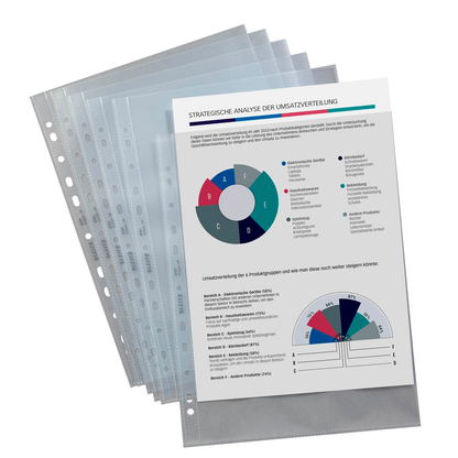 Artikelbild 21 für AKTION: 100 LEITZ Prospekthüllen recycle 4791 DIN A4 transparent genarbt 0,10 mm mit Prämie nach Registrierung, Artikelnummer 696930