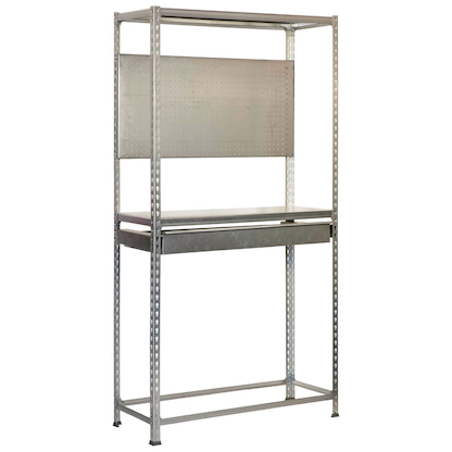 Artikelbild für Simonrack Werkbank-Set SIMONRACING silber 1 Schublade 120,0 x 40,0 x 200,0 cm, Artikelnummer 358917